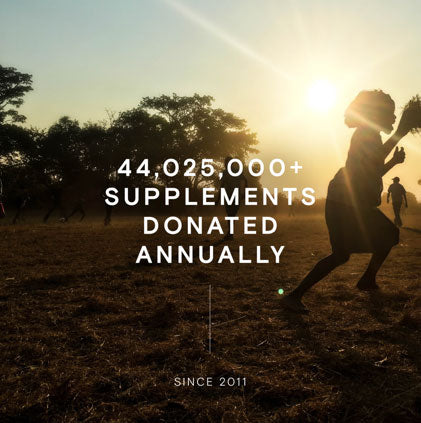 44,025,000+ supplements donated annually since 2011